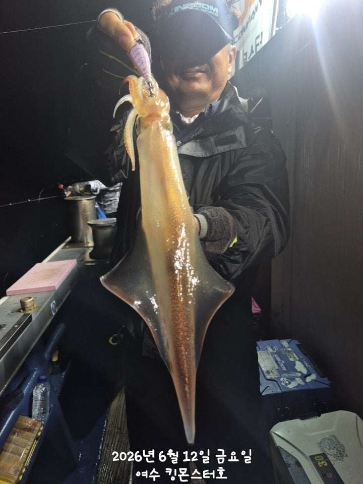 26년 6월 12일 고흥 녹동 몬스터호 대(왕)한치 조황